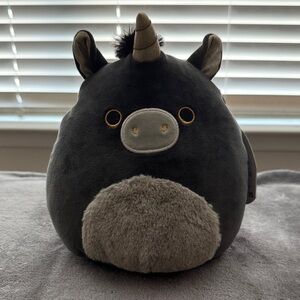Nicolita Black and Gray Unicorn Squishmallow